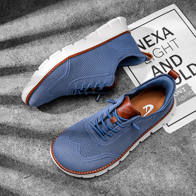 Men'S Shoes Size 42 In Us - รองเท้าลำลองสำหรับผู้ชายแบบสวมหน้ากว้าง ไซส์ใหญ่ สำหรับฤดูร้อน พื้นนุ่ม กันลื่น ระบายอากาศได้ดี