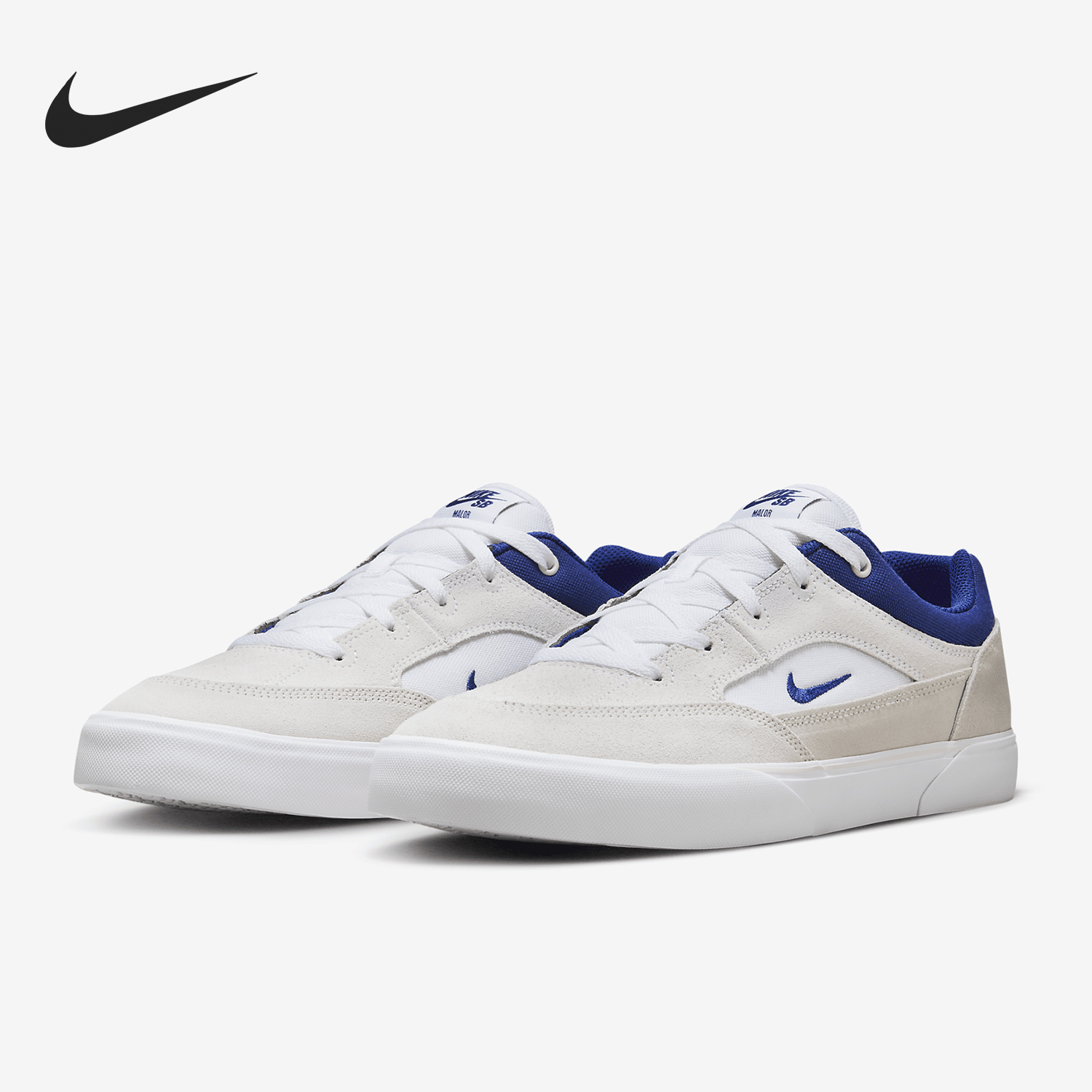 Men'S Shoes Low Top - ไนกี้ แท้ SB มาลอร์รองเท้าผ้าใบกีฬาแบบผูกเชือกสำหรับผู้ชาย FV6064-203