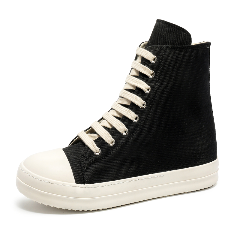 Men'S Shoes Cole Haan - รองเท้าผ้าใบผู้ชายยอดนิยม รองเท้าลำลองผู้ชาย รุ่นใหม่ปี 2026 รองเท้าหุ้มข้อสูงพื้นหนาแบบผูกเชือก ผ้าแคนวาส