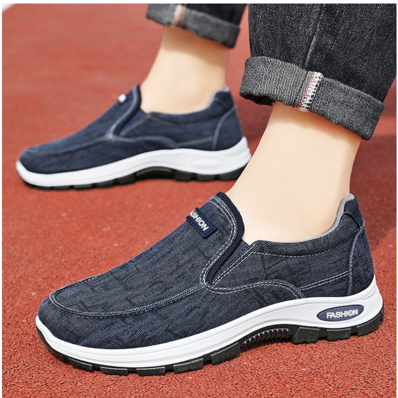 Men'S Shoes Size 42 In Us - 2025 Breathableรองเท้าผ้าใบนุ่มผู้ชายรองเท้าสบายๆกลางแจ้งแฟชั่นAll-Match Slip-Onรองเท้าผู้ชายLoafersรองเท้าผ้าใบชาย
