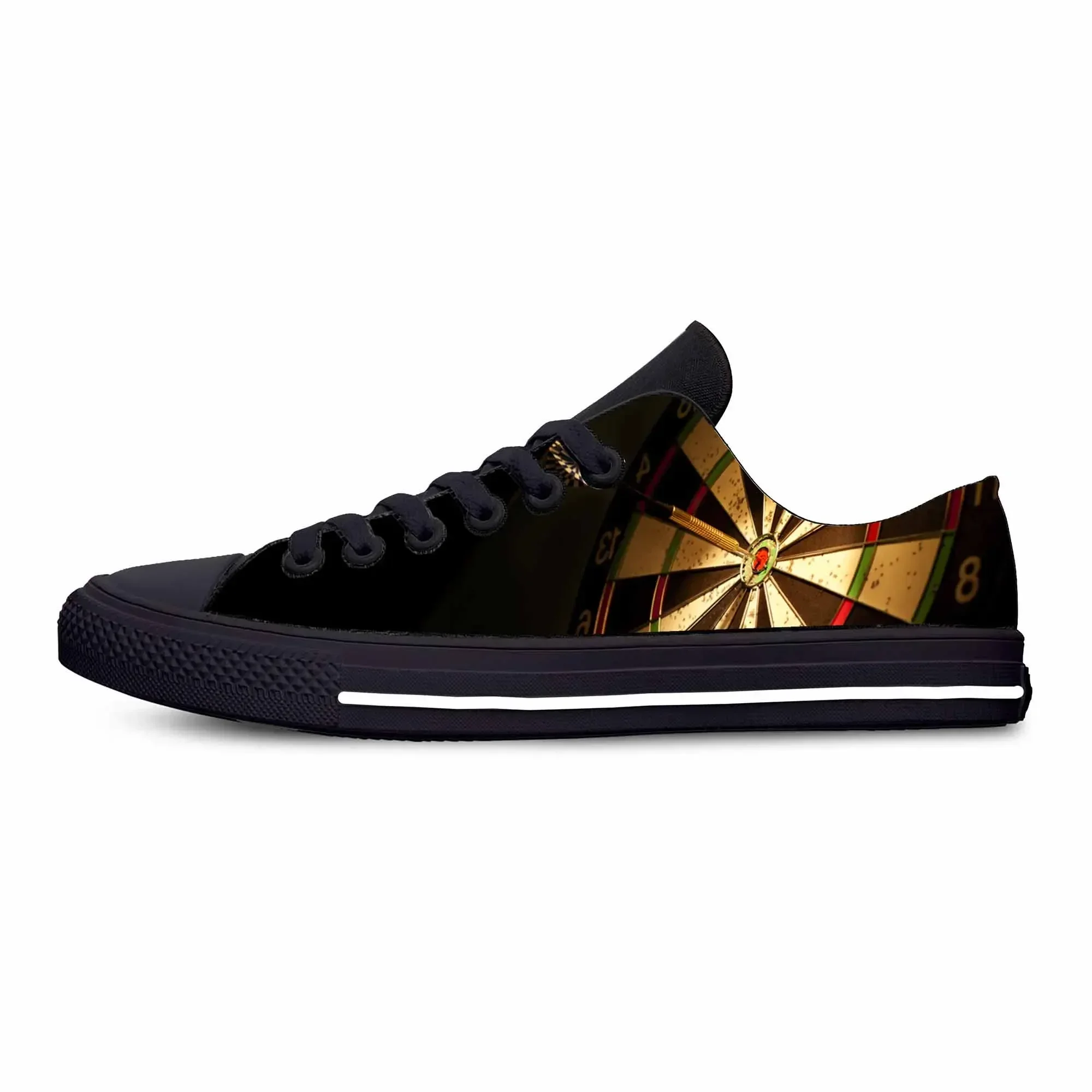 Men'S Shoes Target - รองเท้าผ้าใบลำลองพิมพ์ลาย 3 มิติ สำหรับเล่นเกมกีฬาปาเป้า ใส่สบาย ระบายอากาศได้ดี