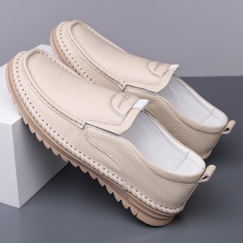 รองเท้าหนังแท้ผู้ชาย ฤดูใบไม้ผ - Men'S Shoes Size 42 In Us บทวิจารณ์และราคา