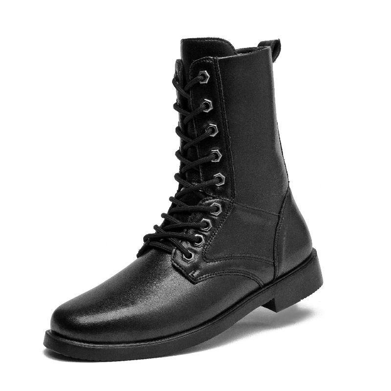รองเท้าบูทหนังหุ้มข้อสูง รองเท - Men'S Shoes Low Top บทวิจารณ์และราคา