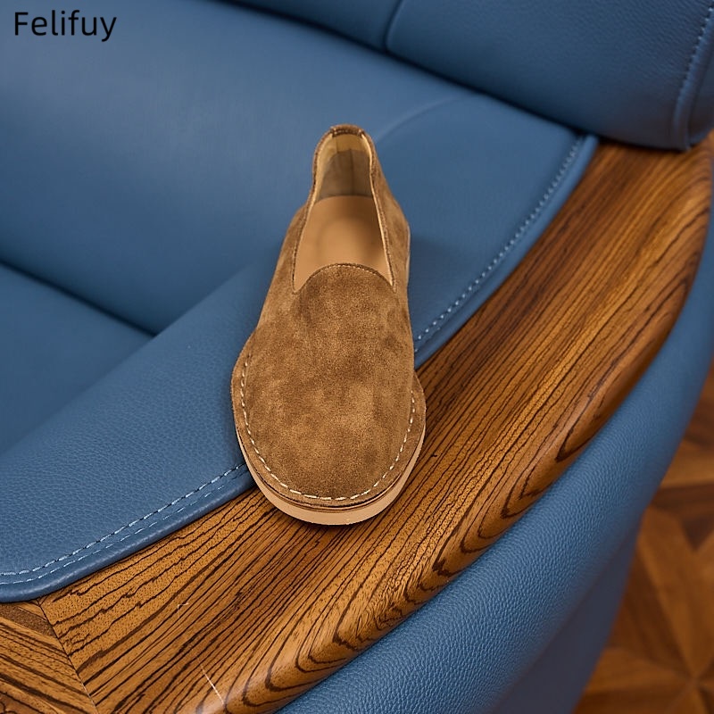 รองเท้าโลฟเฟอร์หนังวัวแท้สำหรั - Boat Shoe Leather บทวิจารณ์และราคา