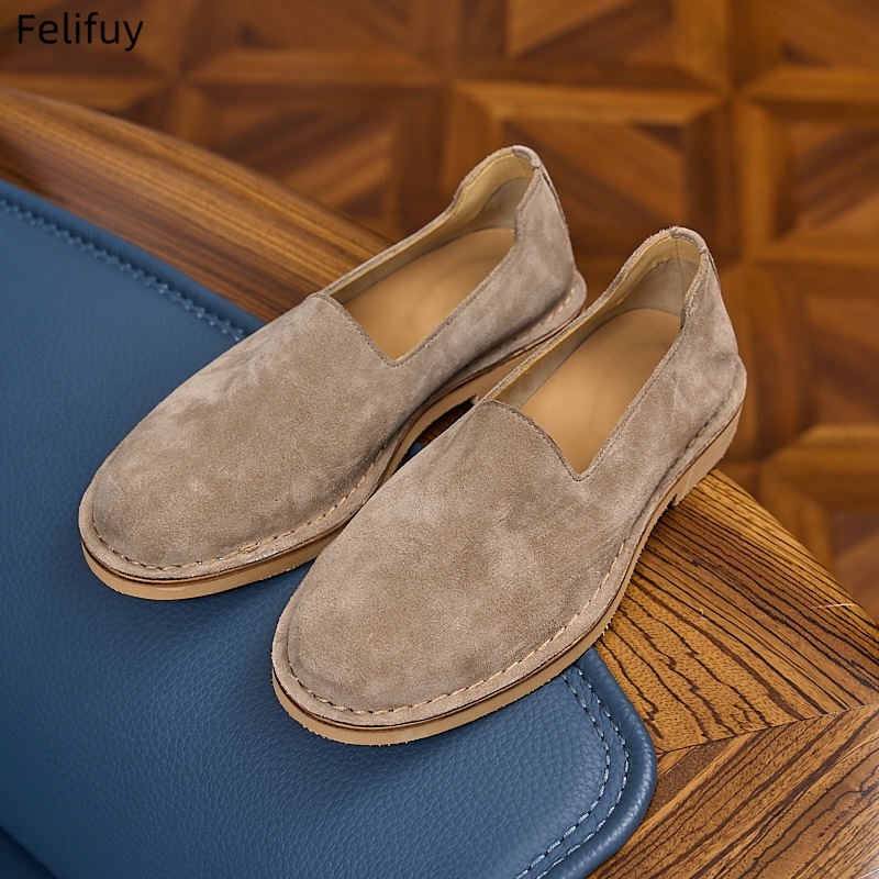 รองเท้าโลฟเฟอร์หนังวัวแท้สำหรั - Boat Shoe Leather บทวิจารณ์และราคา