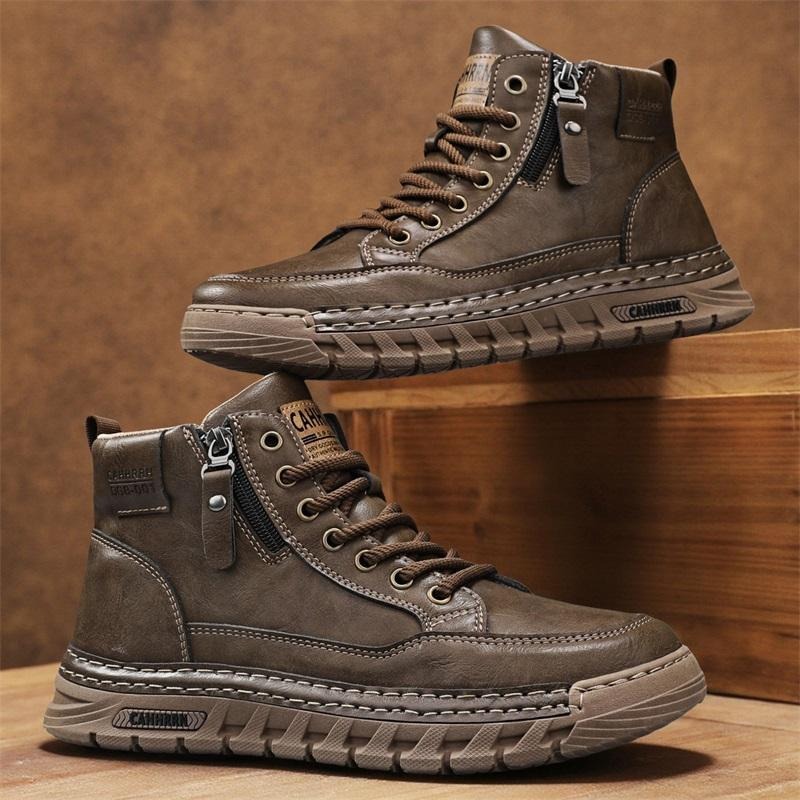 รองเท้าบูทหุ้มข้อหนังผู้ชาย รอ - Men'S Shoes Low Top บทวิจารณ์และราคา