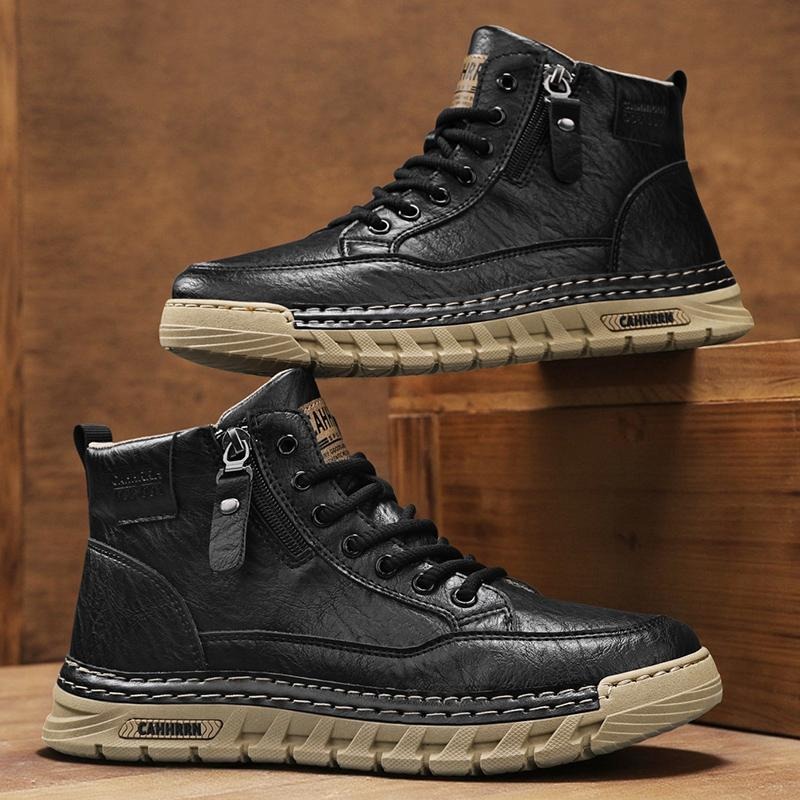 รองเท้าบูทหุ้มข้อหนังผู้ชาย รอ - Men'S Shoes Low Top บทวิจารณ์และราคา