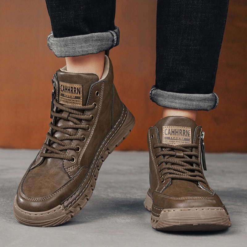 รองเท้าบูทหุ้มข้อหนังผู้ชาย รอ - Men'S Shoes Low Top บทวิจารณ์และราคา