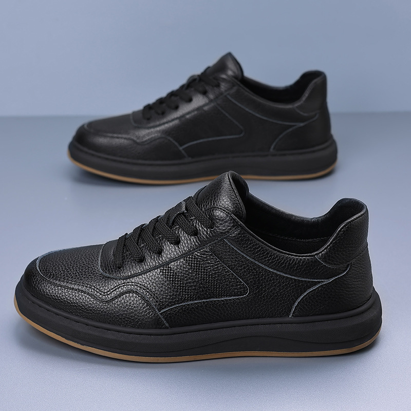 รองเท้าลำลองหนังแท้สำหรับผู้ชา - Boat Shoe Leather บทวิจารณ์และราคา