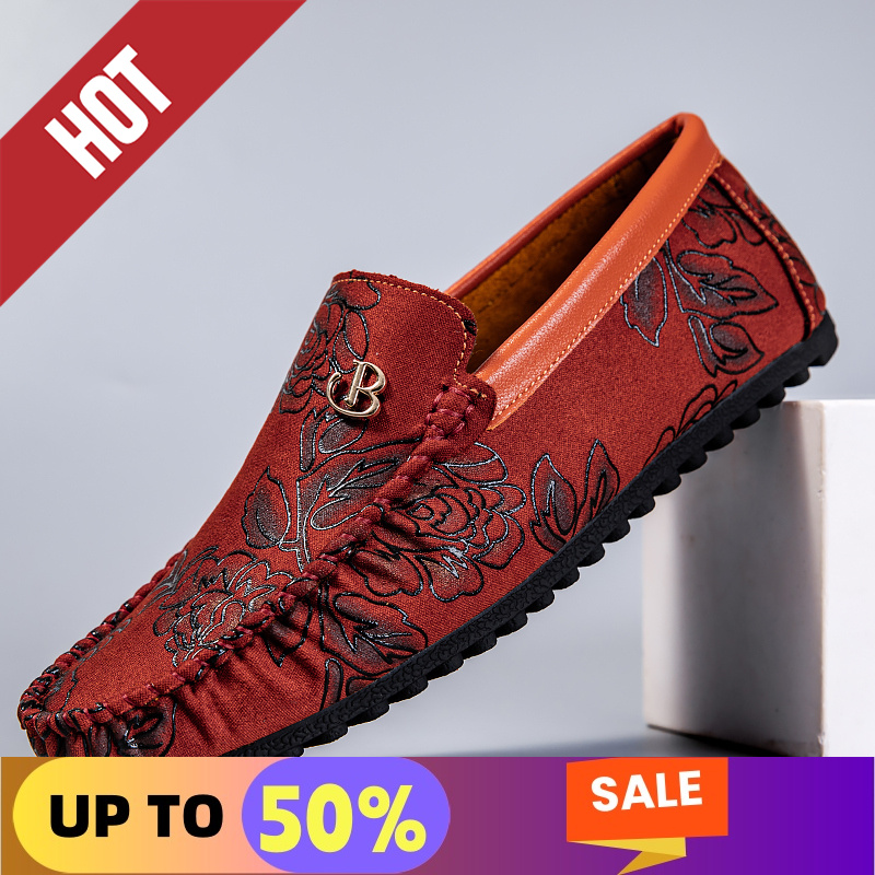 หนังLoafersผู้ชายออกแบบMoccasi - Boat Shoe Leather บทวิจารณ์และราคา