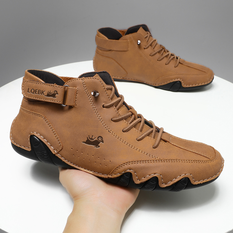 รองเท้าหนังสําหรับชายรองเท้าผ้ - Boat Shoe Leather บทวิจารณ์และราคา