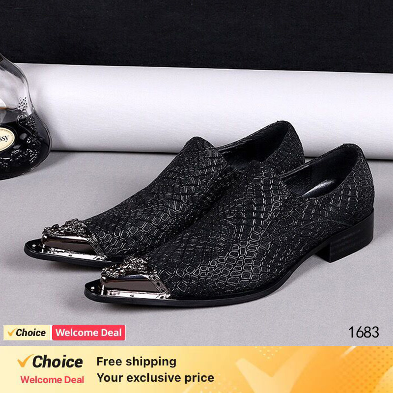 รองเท้าหนังแก้วผู้ชาย สีดำขาว  - Men'S Shoes Size 42 In Us บทวิจารณ์และราคา